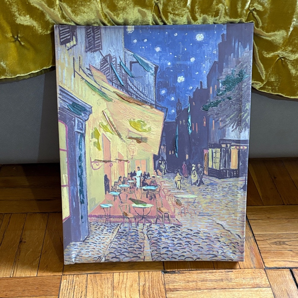 Van Gogh “Cafe Terrace At Night” Canvas Art Print